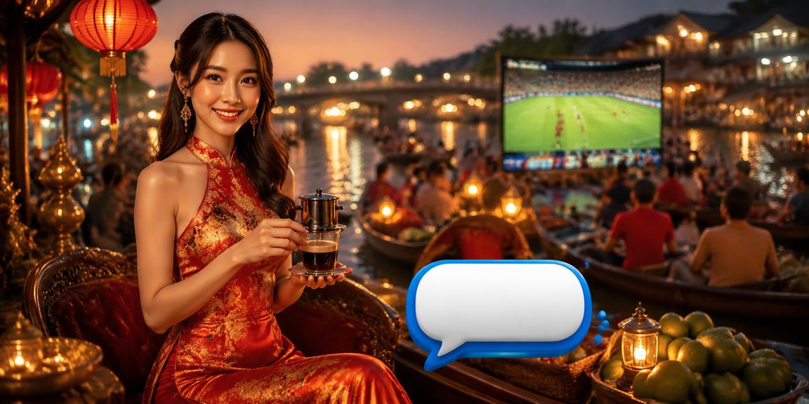 Người dùng Cần Thơ theo dõi kèo bóng đá V.League qua ứng dụng bên ly cà phê buổi sáng