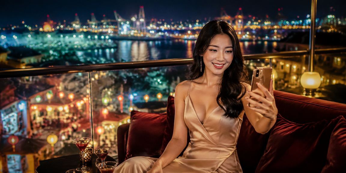 Người dùng Hải Phòng chơi casino trên điện thoại tại chợ đêm